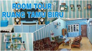 ROOM TOUR RUANG TAMU BIRU