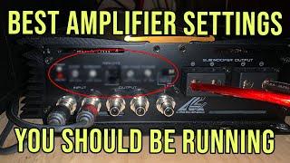 Best Amplifier Settings For Your Car - Gain, Crossover, Subsonic, ETC...