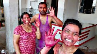 A day with cam   challenge//holi//SalvisharmaVlogs