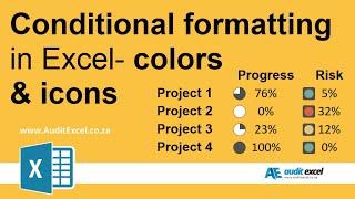 Conditional formatting in Excel- color coding, icons and more