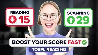 TOEFL Reading - How to INSTANTLY Improve Your Score