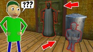 Extreme hide and seek with Granny vs Baldi vs Grandpa - funny horror school animation (p.150)