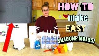 HOW TO MAKE SILICONE MOLDS FOR CANDLES!(easy)||Everything with Eliz!