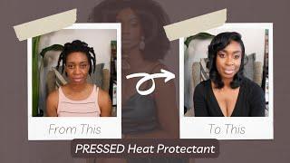 I used Pressed Heat Protectant on my 4c hair and this is what happened 2023