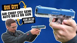 Air Chief BB12 CO2 Semi Auto BB Gun - Gun in 60 Seconds