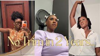 I Preach Regular Trims, But I Haven’t Had One in 2 Years...Here’s Why! Natural Hair Truth & Results