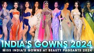 MISS INDIA'S GOWNS at Beauty Pageants 2024 ️