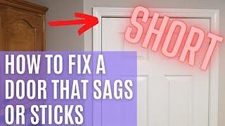 How to Fix a Sagging Door #Shorts