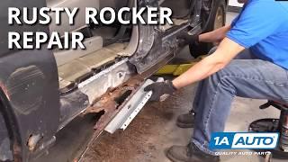 Rusty Rotted Rocker! How to Replace a Truck Rocker Panel!