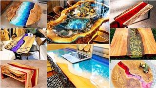 Top Epoxy Coffee Table Designs You'll Love: Stunning Resin River Tables: Epoxy Dining table designs