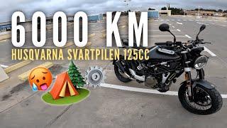 6000 km en 125cc Husqvarna Svartpilen