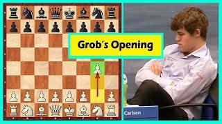 Grob's Opening Against Magnus Carlsen! The Result?