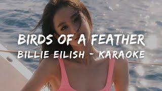 Billie Eilish - BIRDS OF FEATHER (KARAOKE LYRICS)