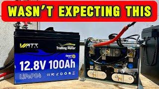 WattCycle 12V 100Ah LiFePO4 Lithium Battery Review Teardown Group 24 Trolling Motor Battery