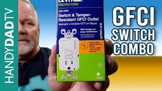 GFCI Switch and Outlet Combo