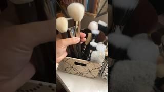 ASMR ️ Organizing  My Makeup Brushes || Gerel Matta