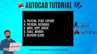 #03 AutoCAD Tutorial | AutoCAD For Beginners in Hindi | Part 03