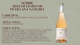 WINECULT Bottle Breakdown - Scribe 2021 Field Blend Petillant Naturel