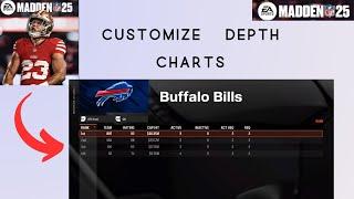 How to Customize Depth Charts for Teams in Madden NFL 25