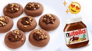 NUTELLA KEKSE in 10 MINUTEN! - Schneller Snack für Weihnachten | Sanny Kaur