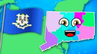 Learn About Connecticut & Its Counties! | US Geography Songs For Kids | KLT