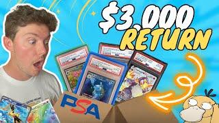 First Pokemon PSA Return 2024!!! $3000 Worth of Pokemon Cards