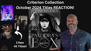 Criterion Collection October 2024 Titles REACTION!