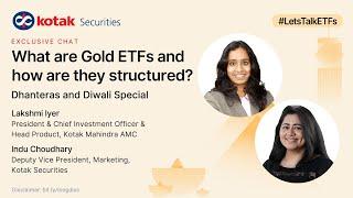 What are Gold ETFs and how are they structured? | Dhanteras and Diwali Special