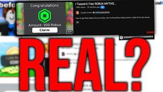 These "free robux" videos actually worked...