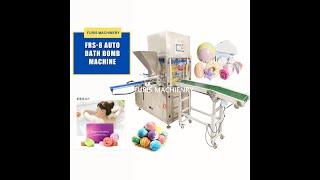 high speed full auto bathbomb press machine and bath bomb packing machine