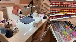 Nail Desk Tour | Nail Tech Desk Organization Tips