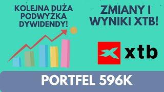 Dywidendowe Portfolio 600k podsumowanie miesiąca. DUŻE zmiany w XTB i wyniki spółki.