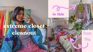 extreme closet cleanout!!