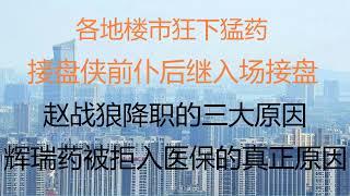 财经冷眼：各地楼市狂下猛药，接盘侠前仆后继入场接盘 ！赵战狼降职的3大原因，辉瑞药被拒入医保的真正原因！（20230110第950期）