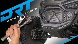 DRT motorsports Polaris RZR PRO R Front Winch Bumper install