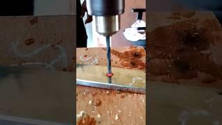 How to drill a hole in stainless steel for steel drill bits for metal 2023 #shorts #short #drill