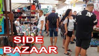  #Antalya Side Turkey Shopping. SIDE WEEKLY BAZAAR ON SATURDAYS / Replica in TÜRKIYE #side #turkey