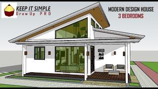 Modern House Design with 3 Bedrooms