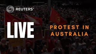 LIVE: Protesters in Australia call for date of national day to be changed