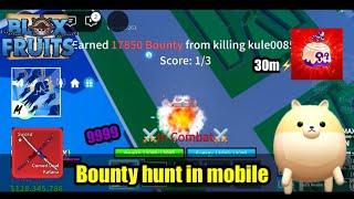 dough bounty hunt in mobile ️ | blox fruits | roblox