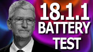 iOS 18.1.1 : Battery Life / Battery Drain / Battery Performance Test.