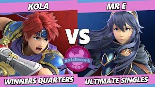 Patchwork 2024 - Kola (Roy) Vs. Mr. E (Lucina) Smash Ultimate - SSBU