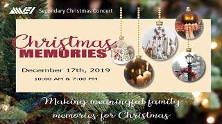 MEI Studios Special Events Secondary School Christmas Concert 2019 10 am morning show audio fixed