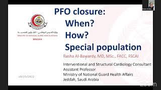 PFO closure, indications and management challenges, with Rasha Al-Bawardy, MD