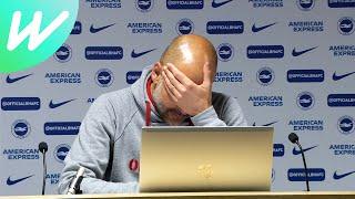 Guardiola tight-lipped on Potter row after Brighton defeat | Brighton vs Manchester City | EPL