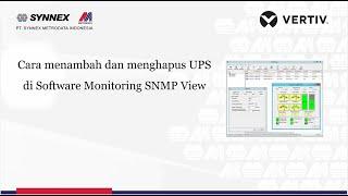 Cara Menambah dan Menghapus UPS di Software Monitoring SNMPView