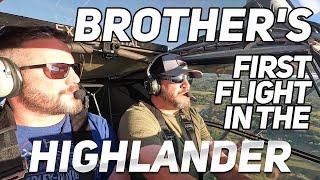 Brother's First Flight in the Highlander