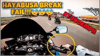 Hayabusa Brake Fail at 200kmph! 