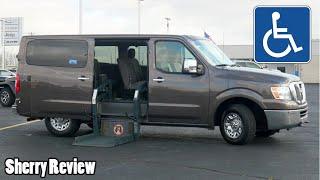 1 Owner! 2017 Nissan NV3500 - Side-Entry Mobility Passenger Van | Sherry Review