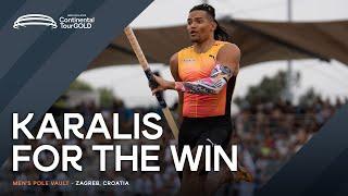 Karalis soars to 5.88m win in Zagreb | Continental Tour Gold 2024